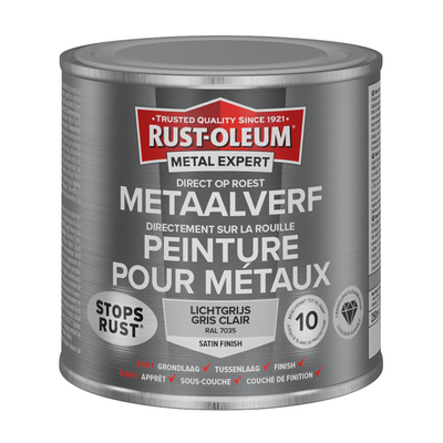 Rust-oleum 1071334 - metaalverf -zg -ral7035 -250mldirect op roest | 1 stuks
