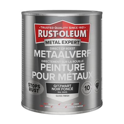Rust-oleum 1071350 - metaalverf -hg -ral9005 -750ml direct op roest | 1 stuks