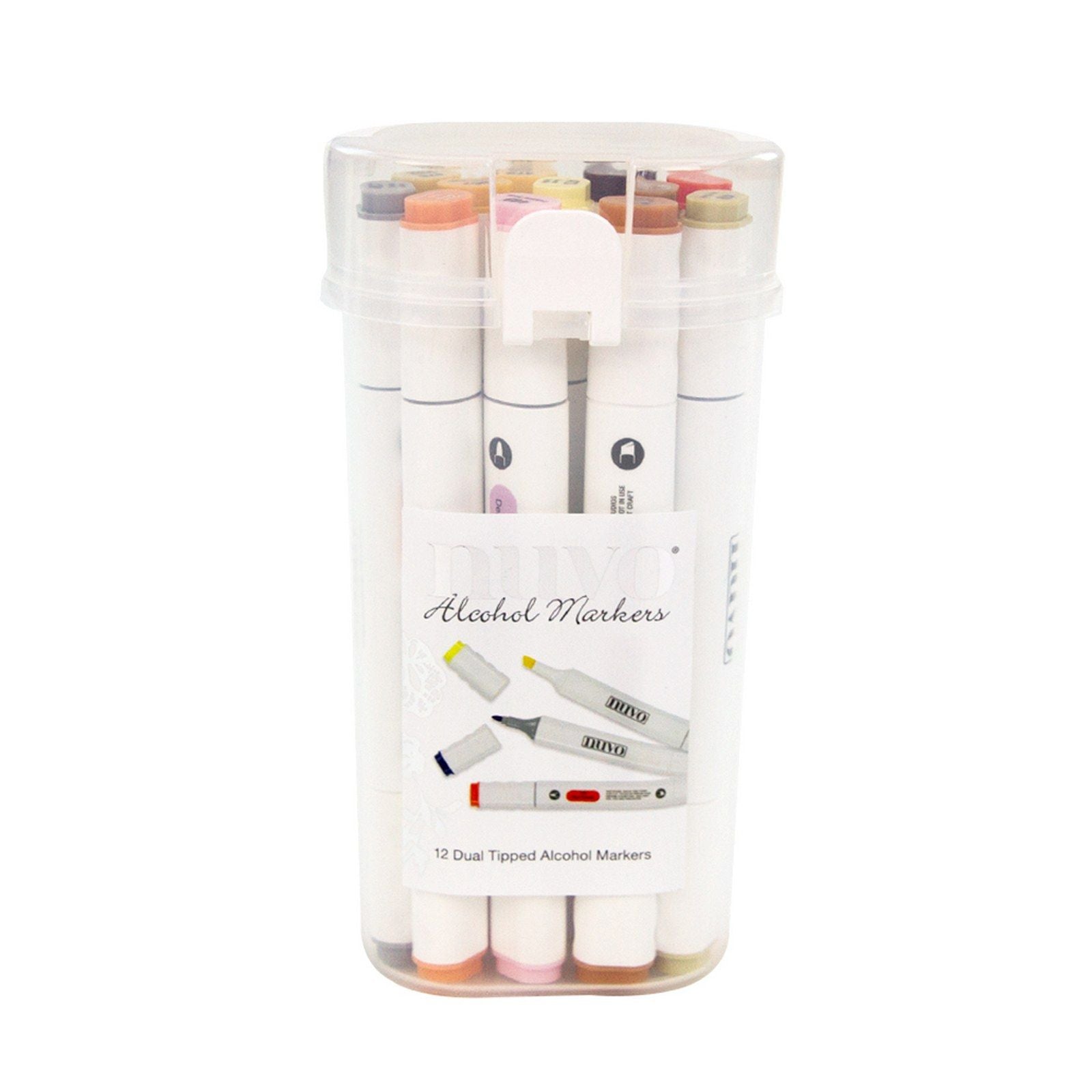 Nuvo by tonic studios nuvo • marker pens hair- skintones 12pcs