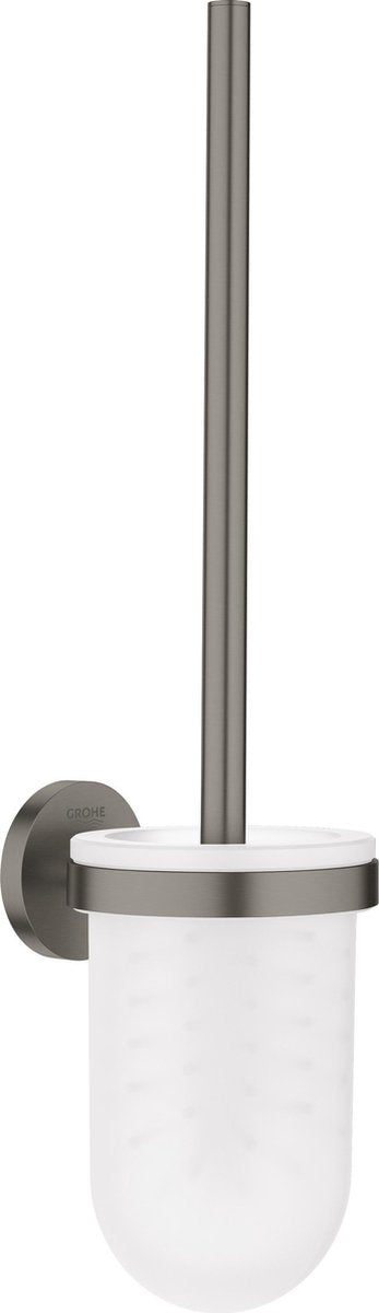 Grohe essentials toiletborstelset- wandmodel - hard graphite geborsteld (mat antraciet)