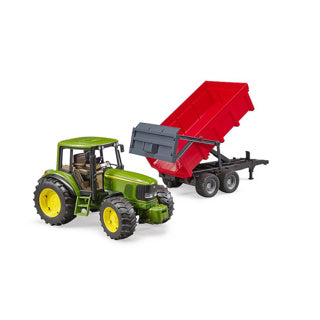 Bruder tractor john deere 6920 met aanhanger