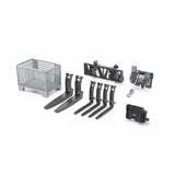 Bruder - heftruck accessoires - uitbreiding voor bouwspeelgoed - afbeelding 1
