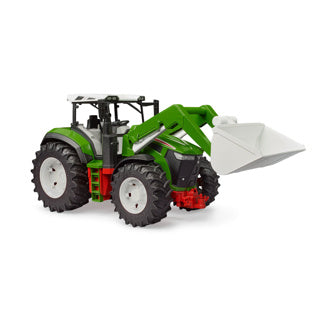 Bruder roadmax tractor met frontlader en kiepkar