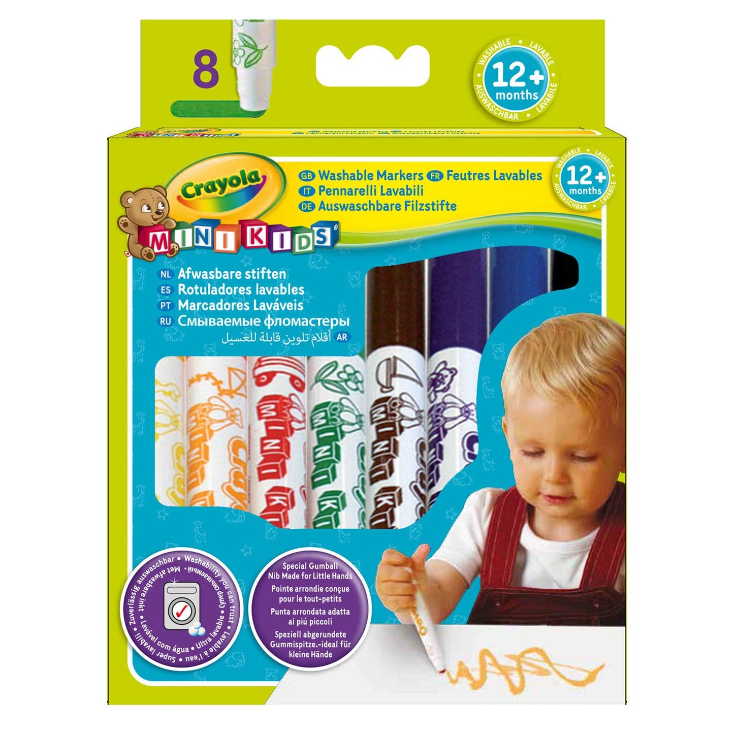 Crayola mini kids - viltstiften, 8st.