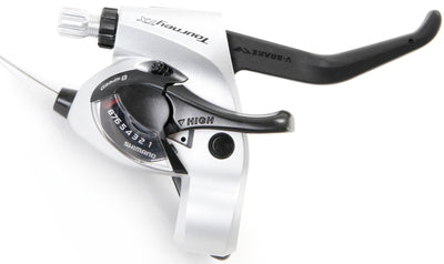 Shimano schalt- bremshebel tourney tx st-tx 800 shim.shift br.lever tour. tx800 8sp 2f sil.