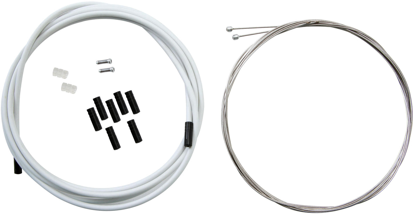 Contec versnellingskabel-set shift+ ct shift+ set stainless 1,1mx2275 mm white