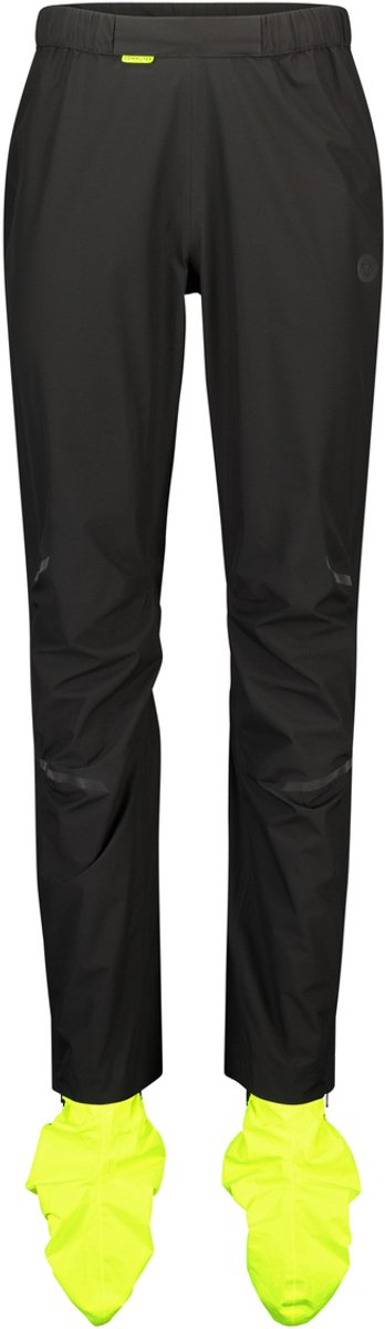 Agu compact commuter - regenbroek - heren - zwart - waterdicht 10.000mm - ademend - reflecterend - met overschoenen - xxxl