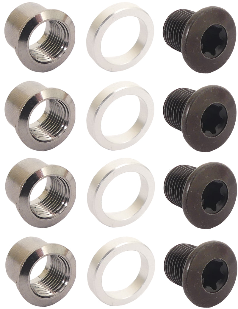 Shimano xt chainring bolts for fc-m8100-2 m8120-b2 (4 pieces)