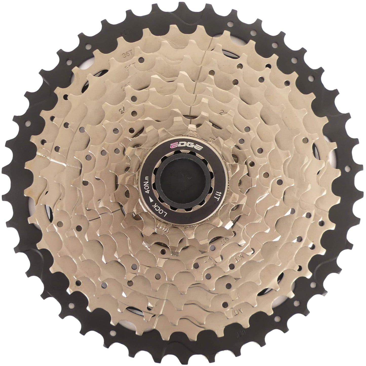 Edge cassette 10 speed cs-m6010 11-42t - zilver zwart
