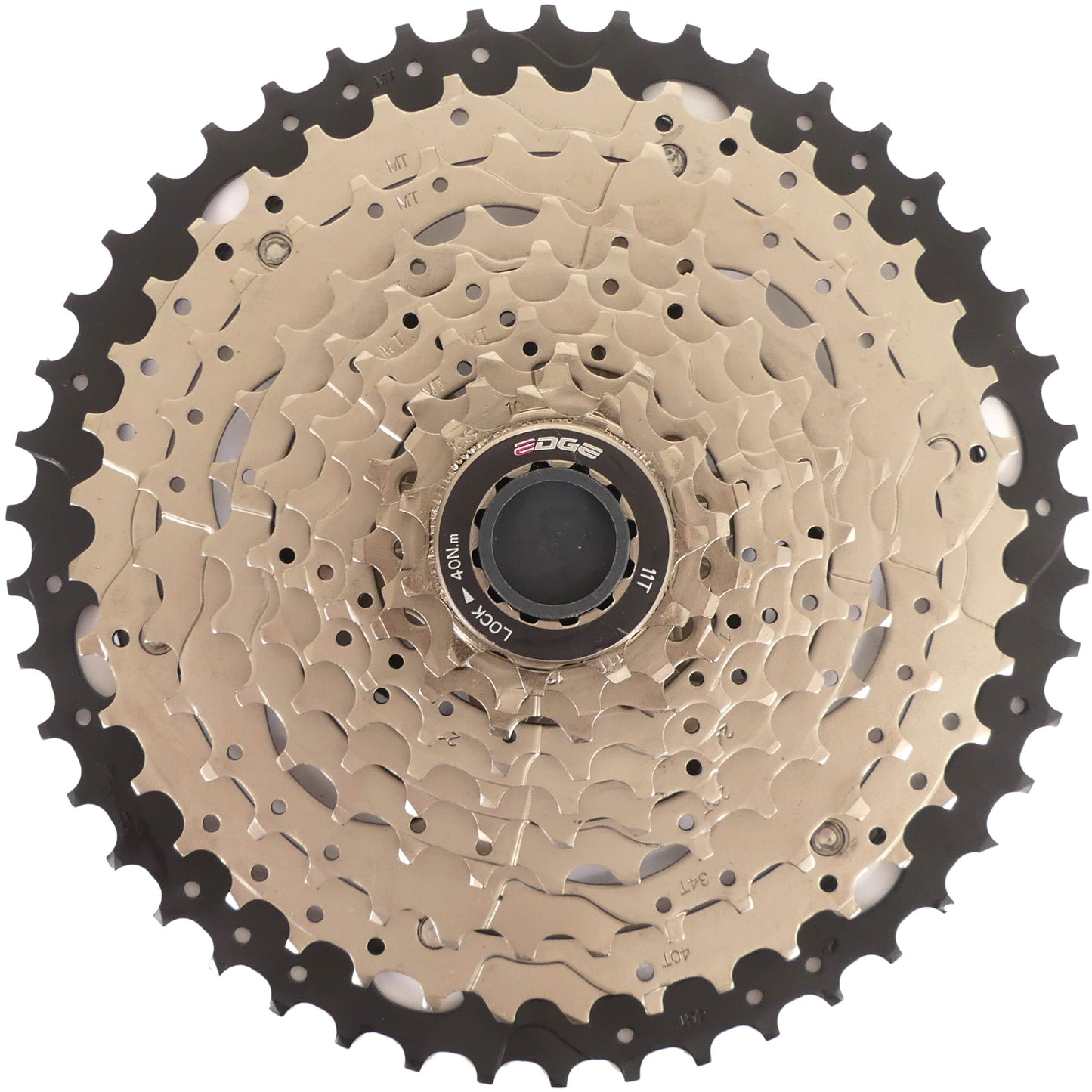 Edge cassette 10 speed cs-m6010 11-46t -zilver zwart