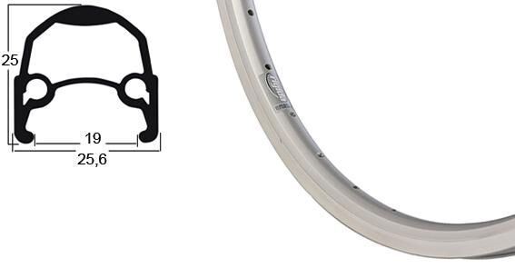 Ryde velg andra 10 rims andra 10 19-622 36l si