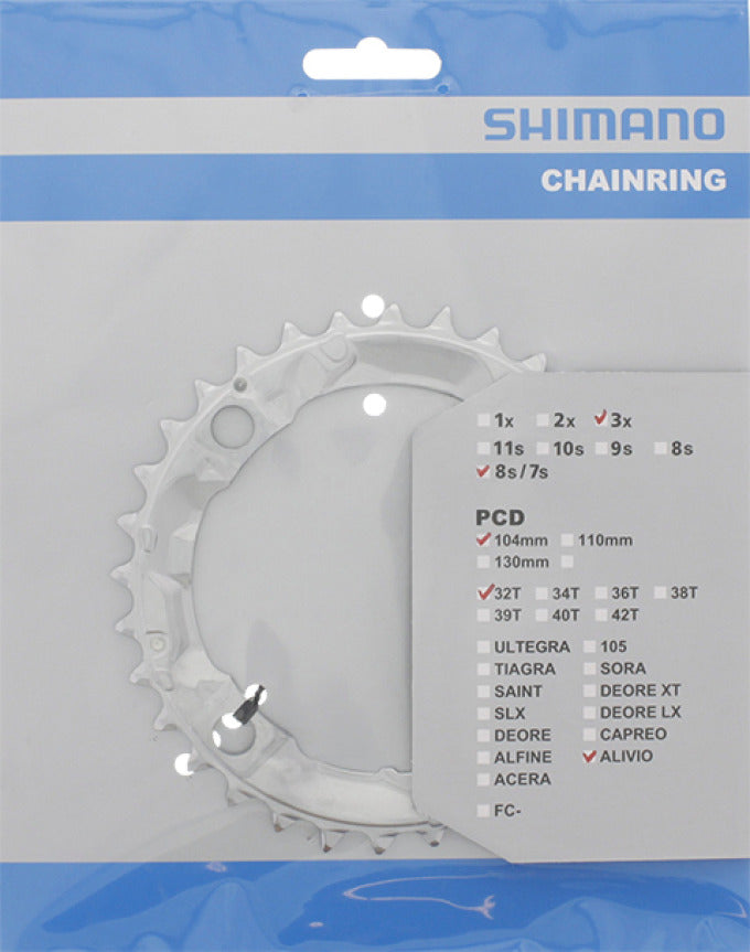 Shimano kettingblad Alivio Y1GM98020 104mm FCM415 zlv 32T