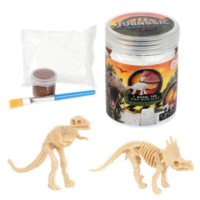 World of dinosaurs air clay modelleer je eigen dino kleiset