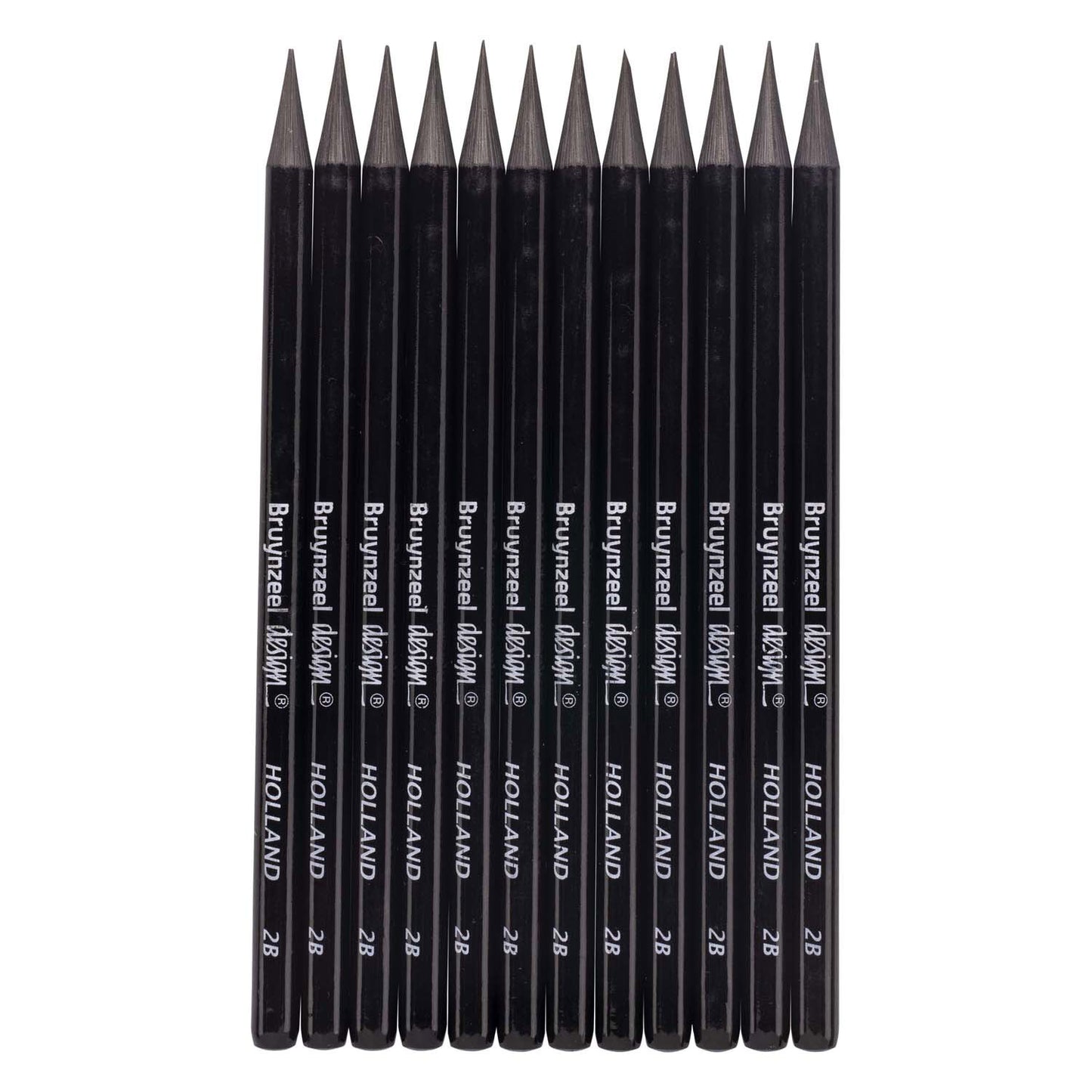 Bruynzeel design grafietstift 2b - 12st.
