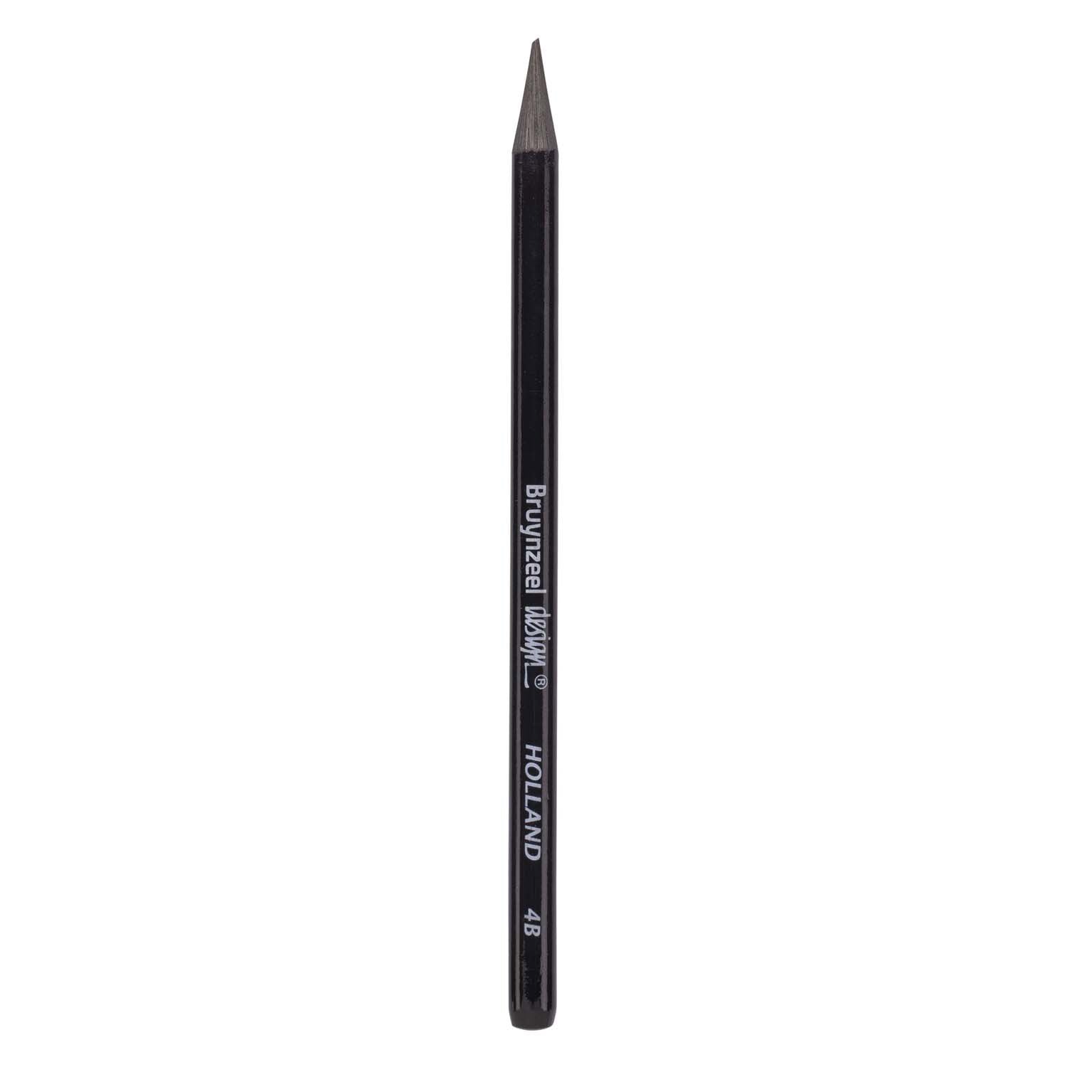 Bruynzeel design grafietstift 4b - 12st.