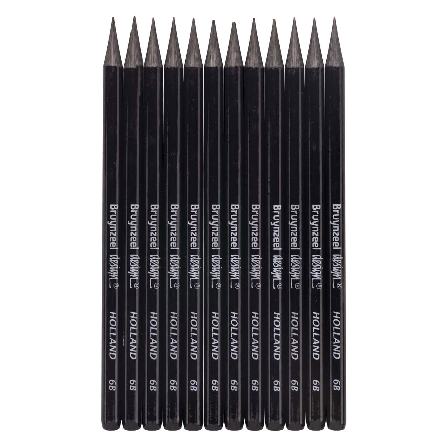 Bruynzeel design grafietstift 6b - 12st.
