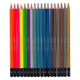 Bruynzeel kleurpotloden blik metallic neon, 18 kleuren