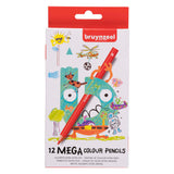 Bruynzeel mega kleurpotloden set 12 - afbeelding 2