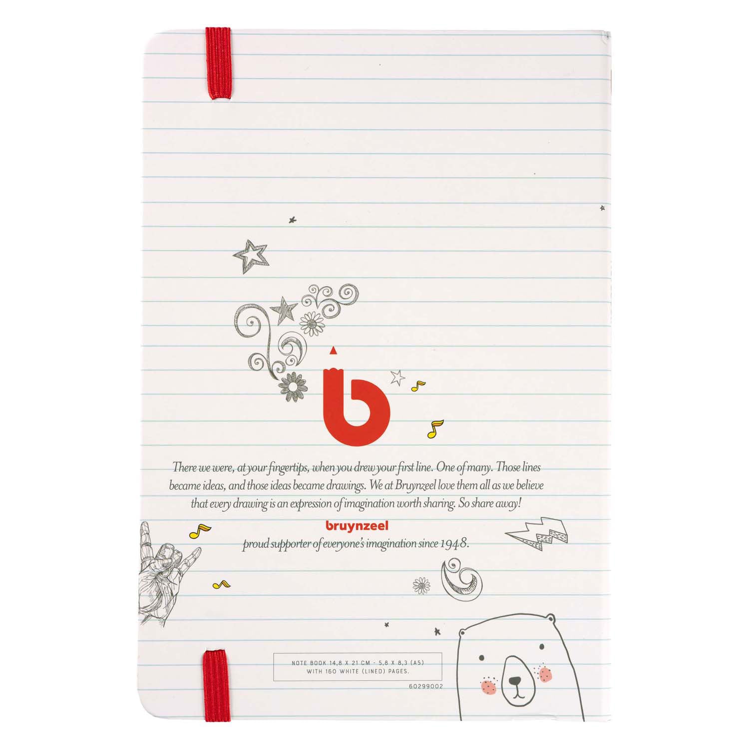 Bruynzeel notitieboek a5 80 g m 160 pagina's