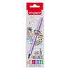Bruynzeel fineliner set pastel 6 kleuren