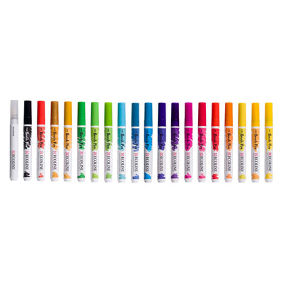 Bruynzeel ecoline brush pen set landschappen, 20 kleuren