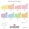Bruynzeel ecoline brush pen set pastel, 10 kleuren