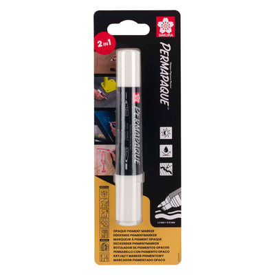 Sakura permapaque dubbele punt wit