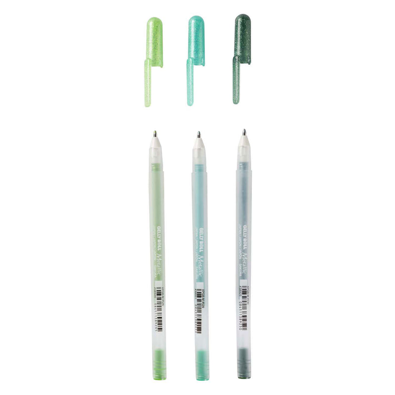 Sakura gelly roll metallic set 3 gelpennen forest