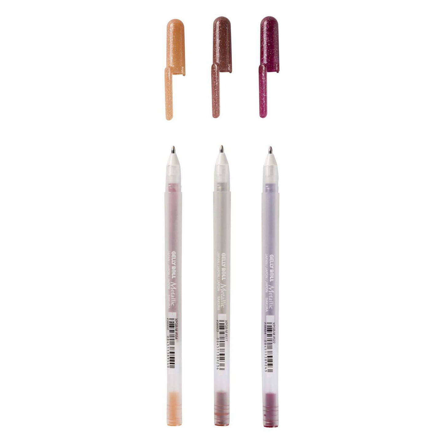 Sakura gelly roll metallic set 3 gelpennen nature