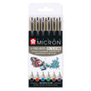 Sakura pigma micron 05 etui met 6 basic kleuren