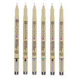 Sakura pigma micron 05 etui met 6 basic kleuren - afbeelding 3