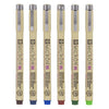 Sakura pigma micron 05 etui met 6 aardekleuren