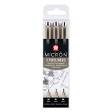Sakura pigma micron fineliners etui - 3 fineliners - zwart - afbeelding 2