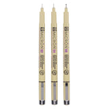 Sakura pigma micron etui 3 fineliners zwart 02-04-08 - afbeelding 3
