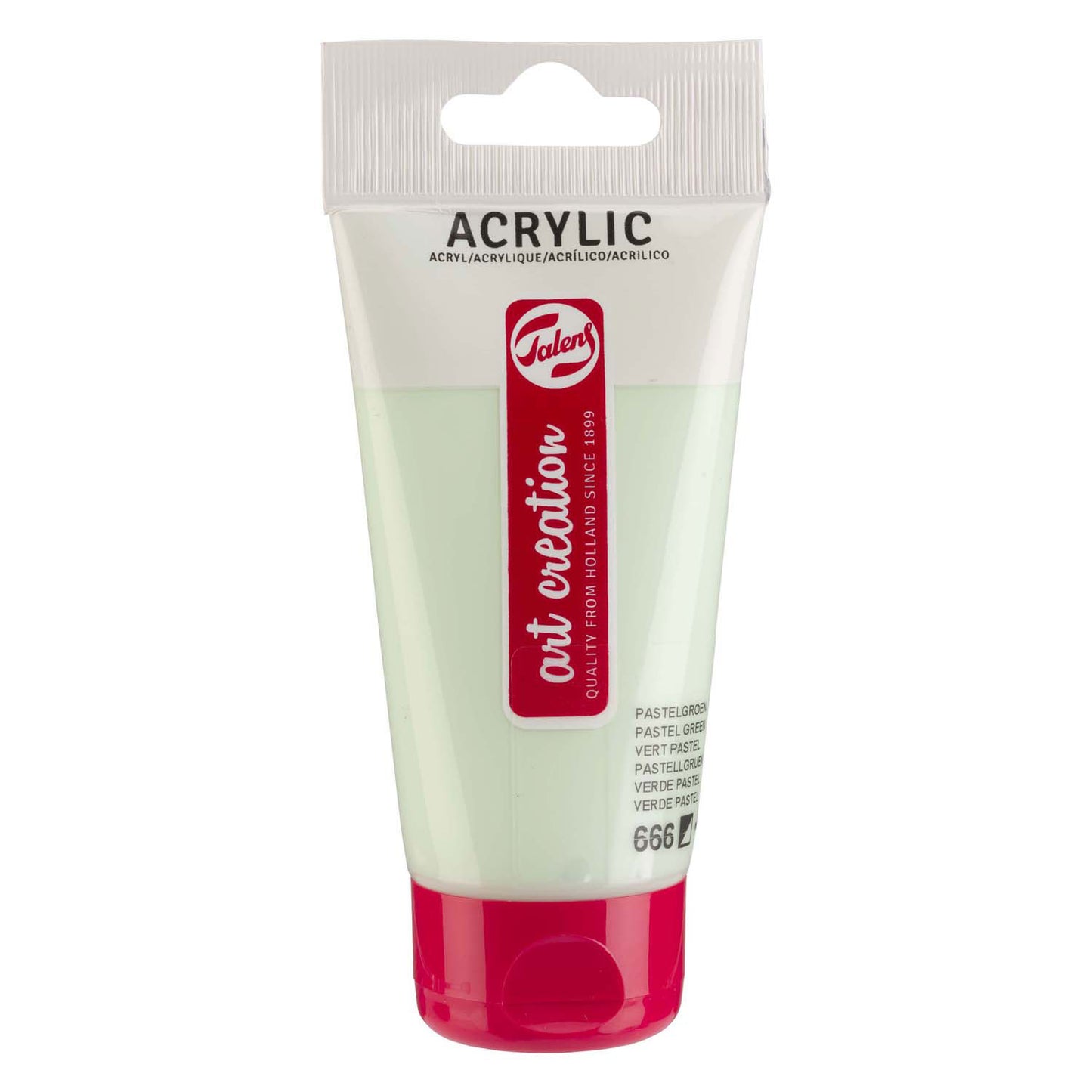 Talens art creation acrylverf tube 75ml pastelgroen 666