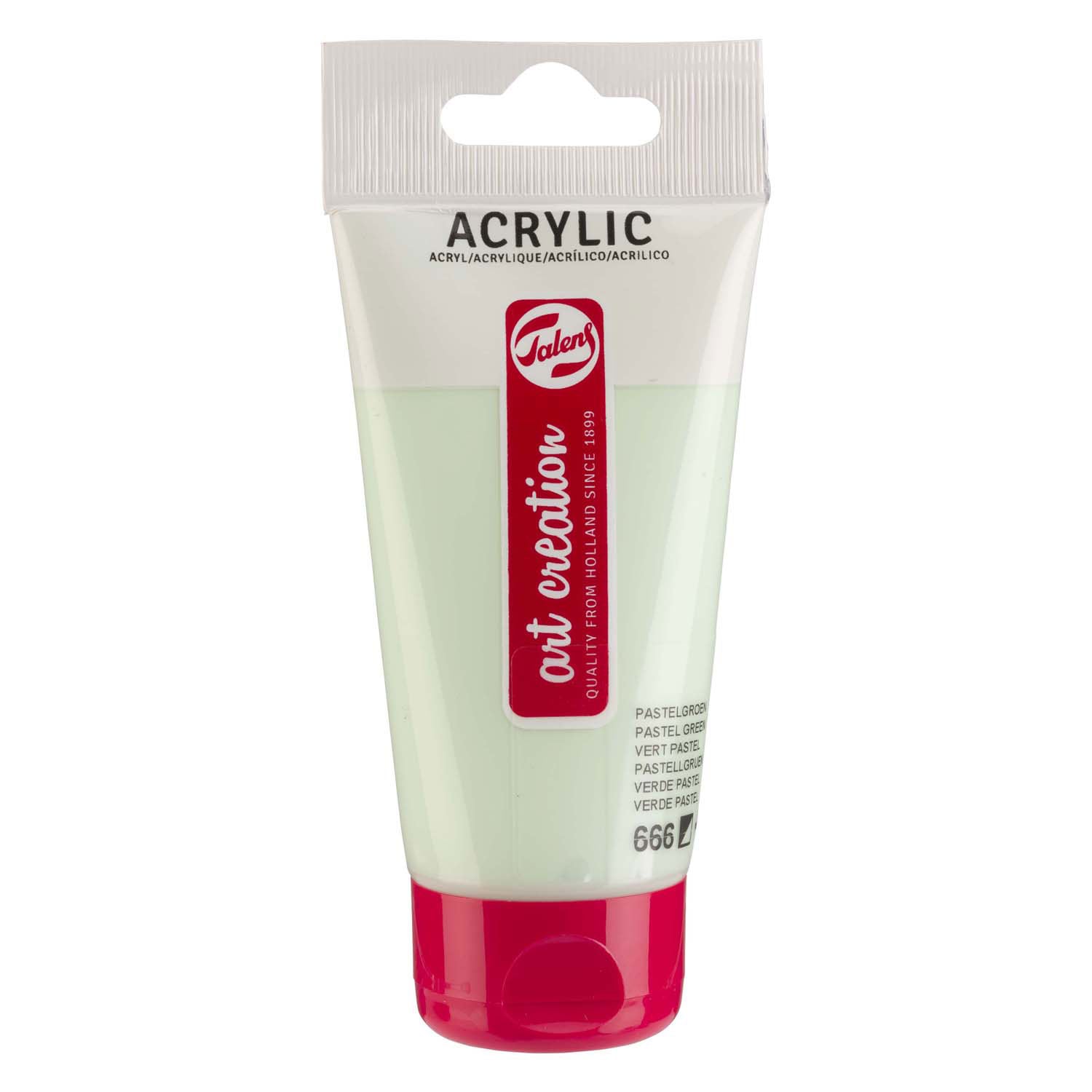 Talens art creation acrylverf tube 75ml pastelgroen 666