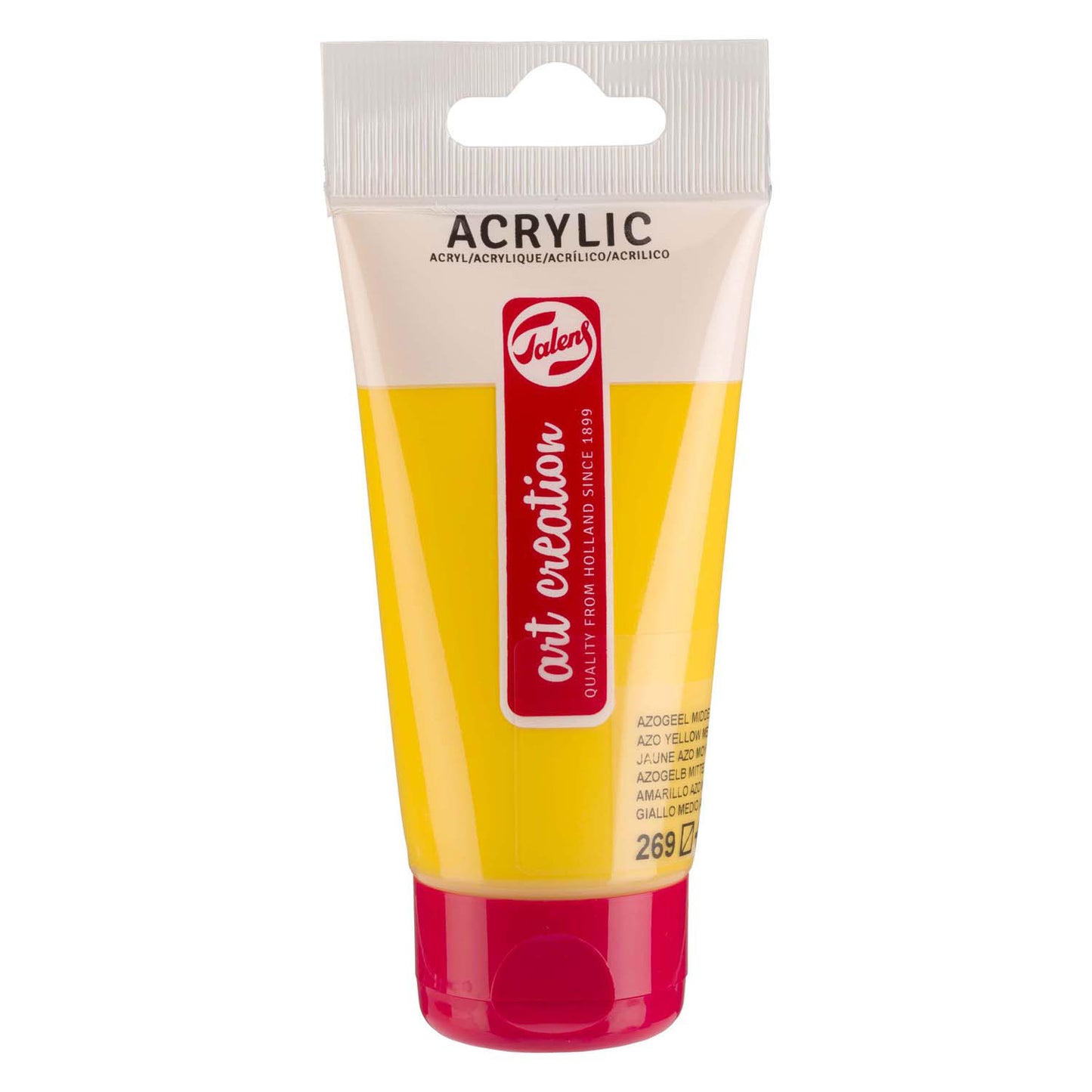 Talens art creation acrylverf tube 75ml azogeel middel 269