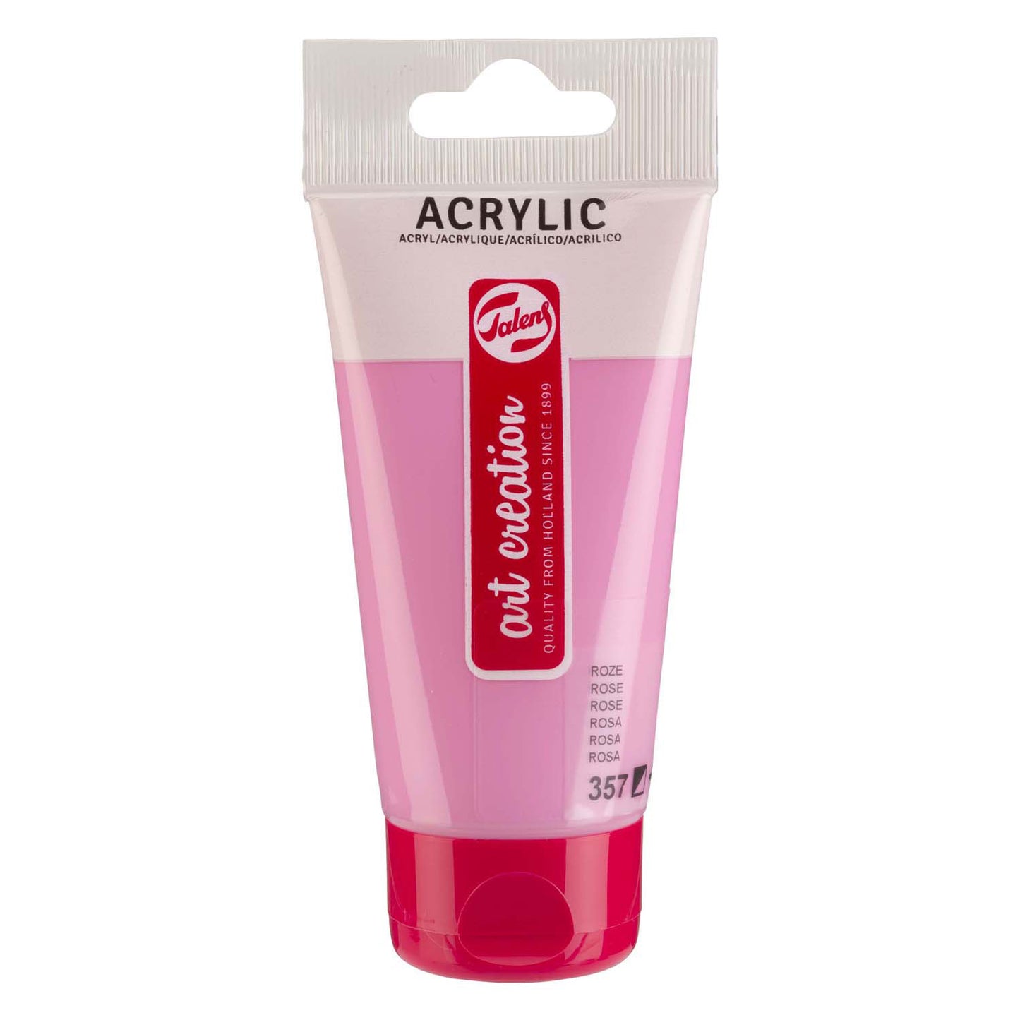 Talens art creation acrylverf tube 75ml roze 357