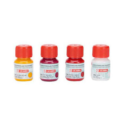 Talens art creation glas porseleintransp. 4x30ml rozefrost