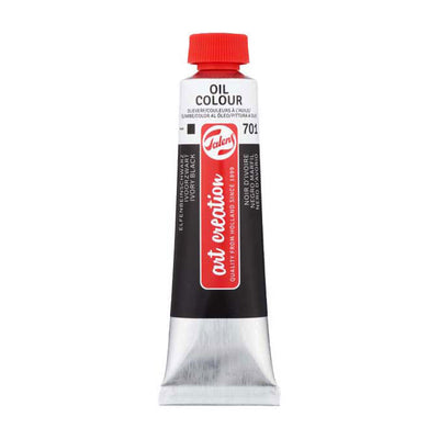 Talens art creation olieverf tube 40ml ivoorzwart 701
