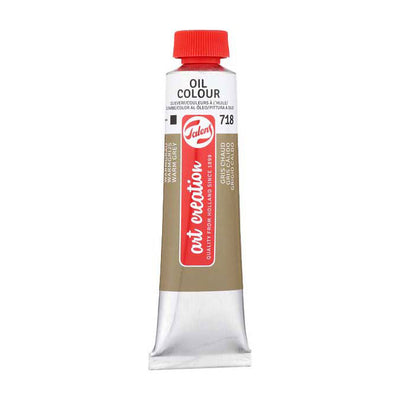 Talens art creation olieverf tube 40ml warmgrijs 718