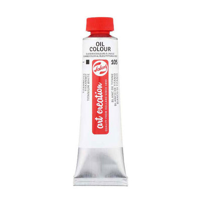 Talens art creation olieverf tube 40ml titaanwitsaffloerolie
