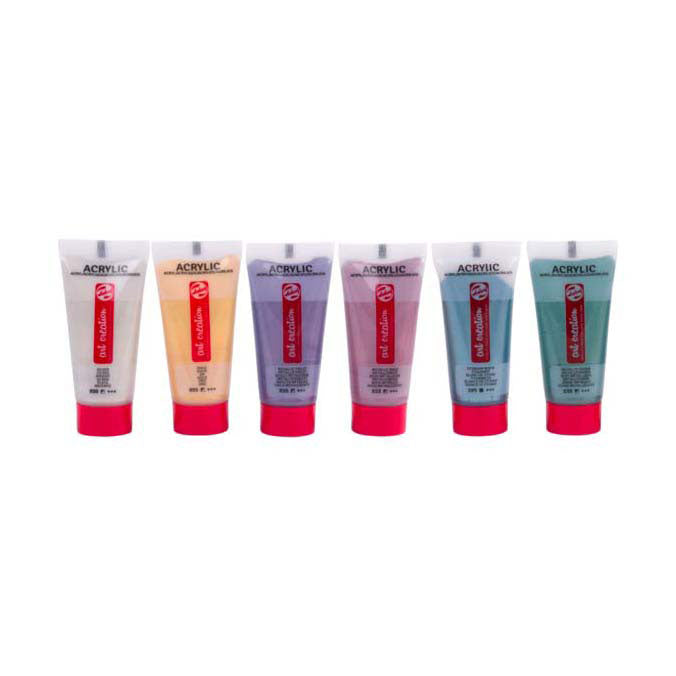 Talens art creation acrylverf set metallic, 6x12ml