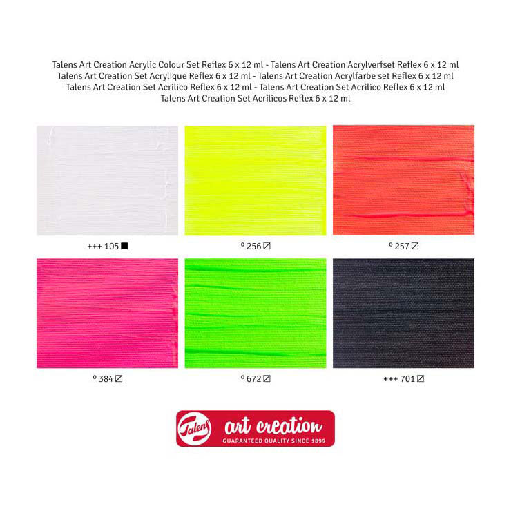 Talens art creation acrylverf set reflex | 6 x 12 ml