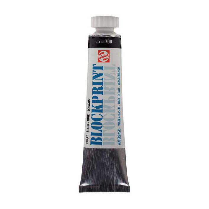 Talens blockprint tube 20ml zwart 700