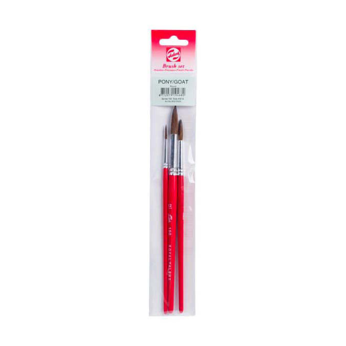 Talens aquarelverf penselen set serie 150 150 3