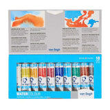 Bruynzeel van gogh aquarelverf set met 10 kleuren in tubes van 10ml - afbeelding 1