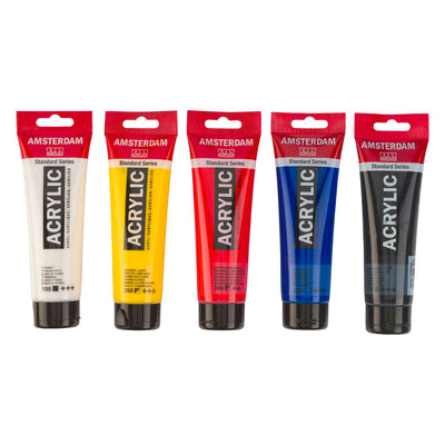Amsterdam standard series acrylverf mengset 120ml, 5dlg.