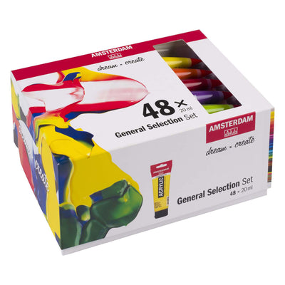 Amsterdam standard series acrylverf algemene selectie set | 48 × 20 ml