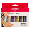 Amsterdam standard series acrylverf portret set | 6 × 20 ml
